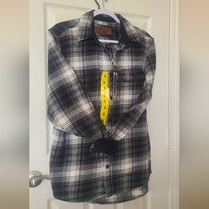 Orvis Plaid Flannel Shirt Size Small